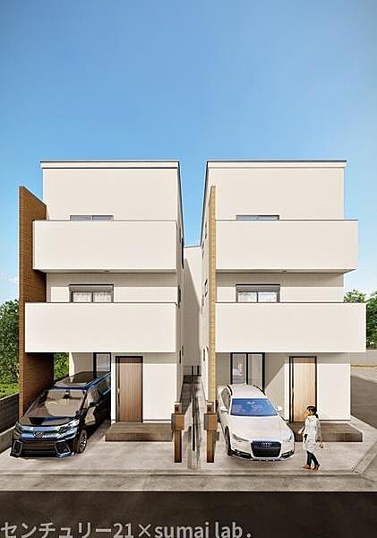 【3階建て】4LDK、土地建物セット価格：3、380万円～、建物面積：約110.36ｍ2