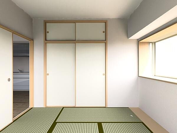 天袋付きの大容量押し入れ完備！お布団や季節の衣類もスッキリ収納できます(※リフォーム完成予想図)