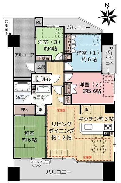 間取り：309000097985