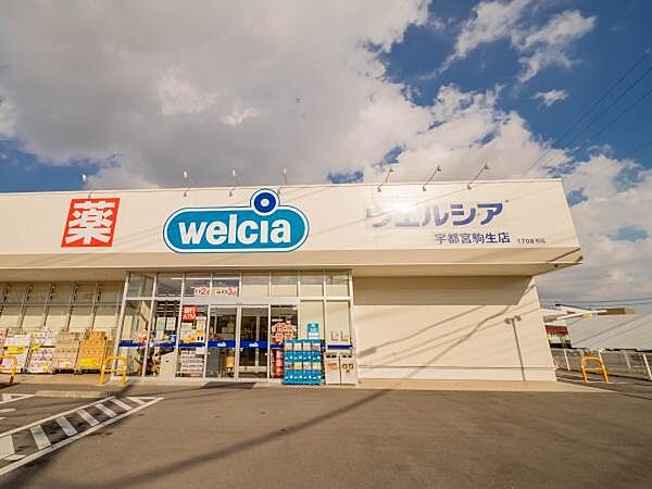 ウエルシア宇都宮駒生店まで643m