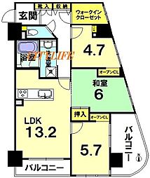 間取図画像 3LDK