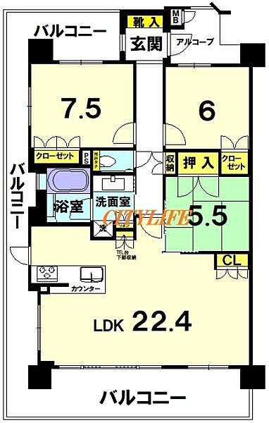 間取り：326000237990