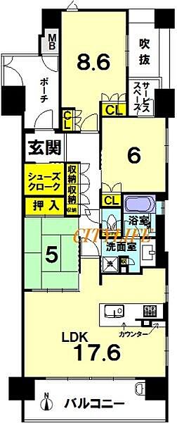 間取り：326000240458