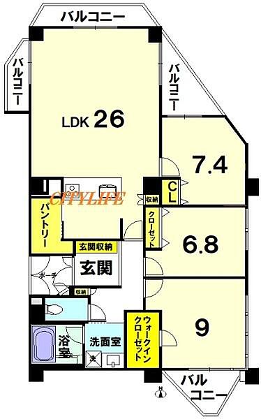 間取り：326000262137