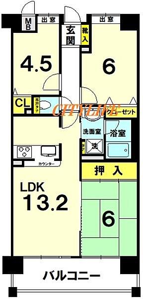 間取り：326000262975