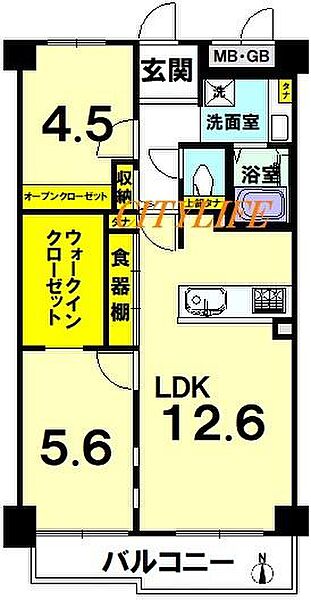 間取り：326000263286