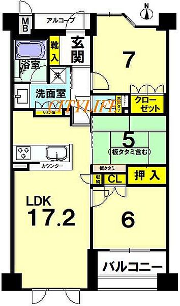 間取り：326000267054