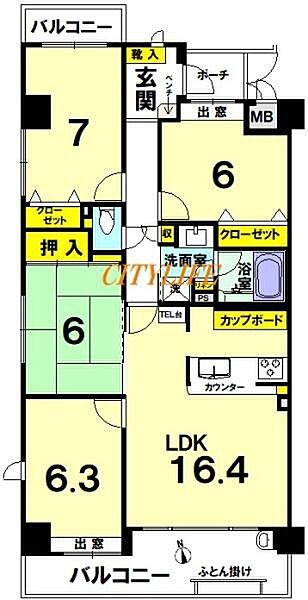 間取り：326000267782