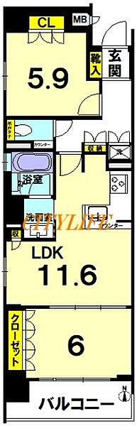 間取りを拡大表示