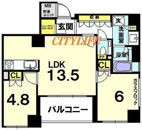 間取りを拡大表示