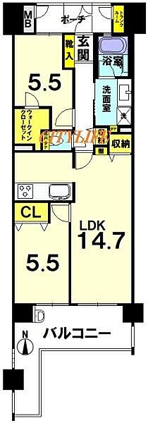 間取り：326000272796