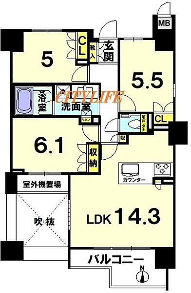 間取り：326000273659