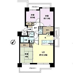 間取図画像 3LDK