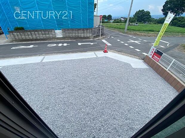 リビングからの眺望です。