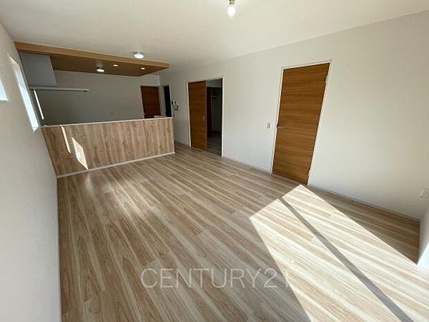 開放感のあるリビングです。