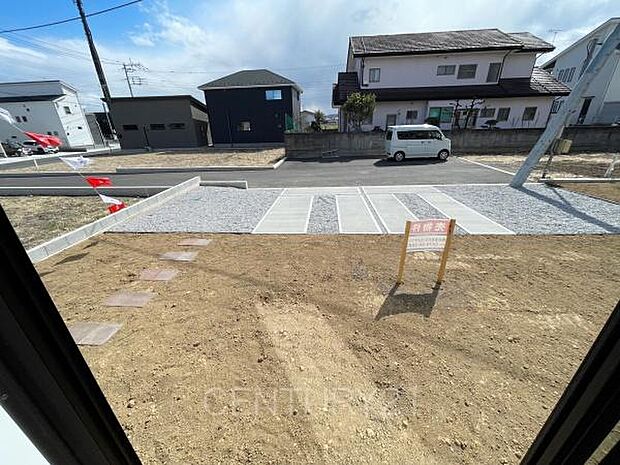 リビングからの眺望です。