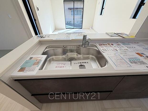 浄水器付きです。