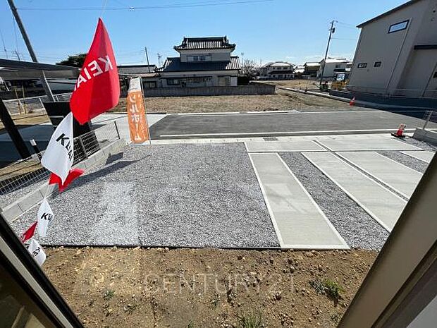 リビングからの眺望です。