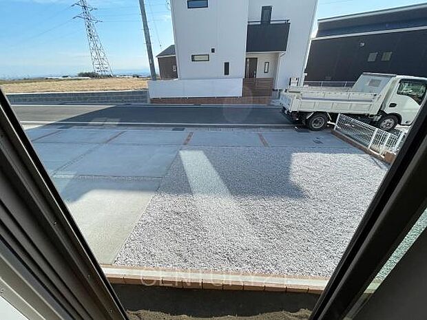 リビングからの眺望です。