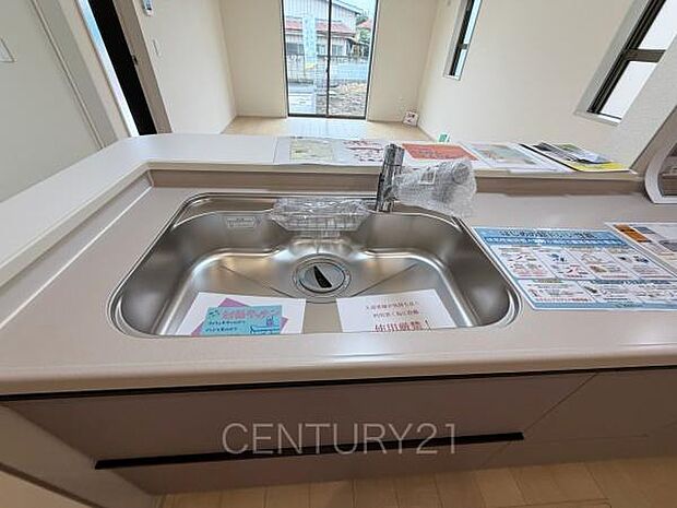 浄水器付きです。