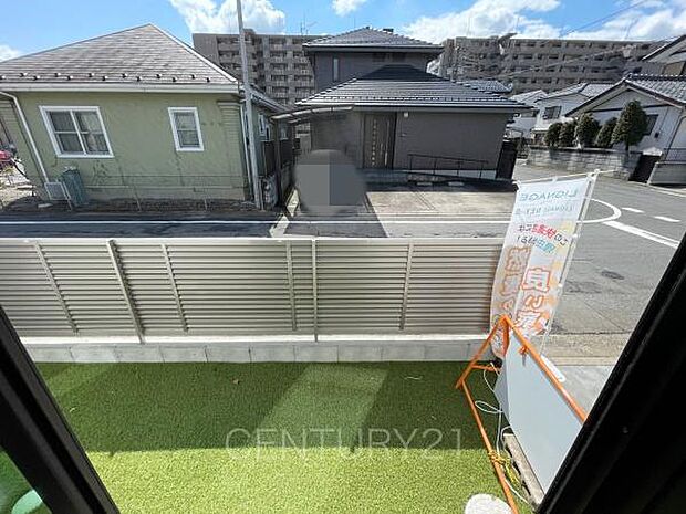 リビングからの眺望です。