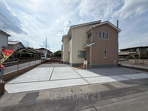 並列駐車可能な駐車場