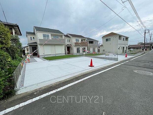 並列駐車可能な駐車場