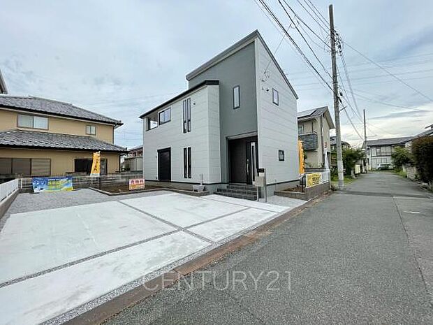 並列駐車可能な駐車場