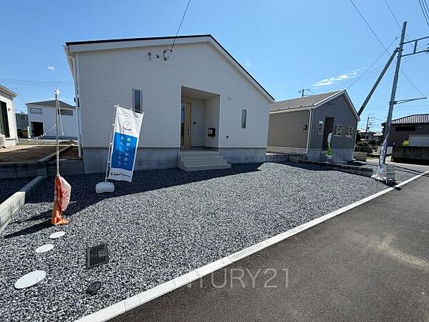 並列駐車可能な駐車場