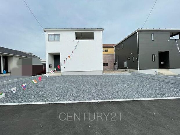 並列駐車可能な駐車場