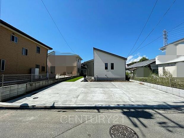 並列駐車可能な駐車場