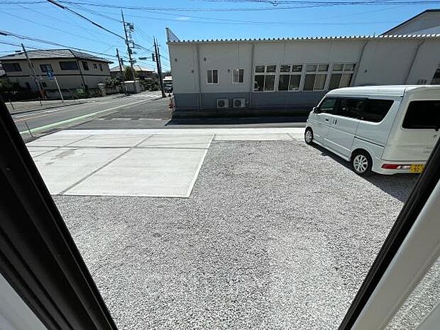 リビングからの眺望です。