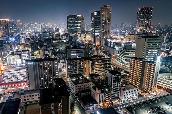 27階バルコニーからの眺望