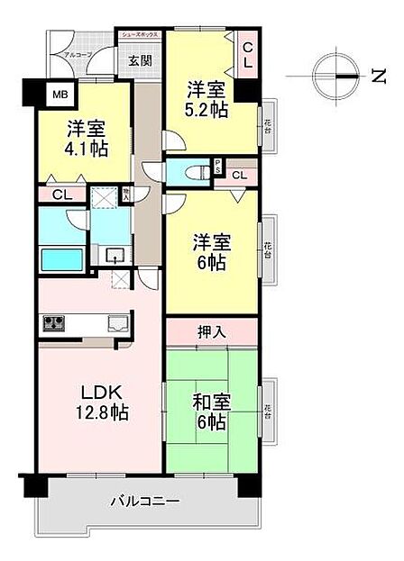 間取り・4LDK!