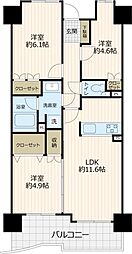 間取図画像 3LDK