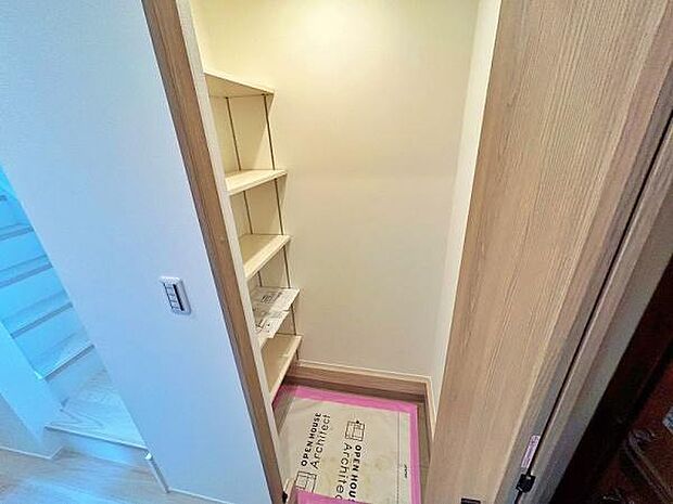 十分な広さがある収納