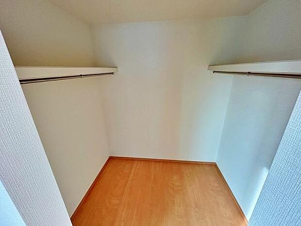 大容量のウォークインクローゼット！