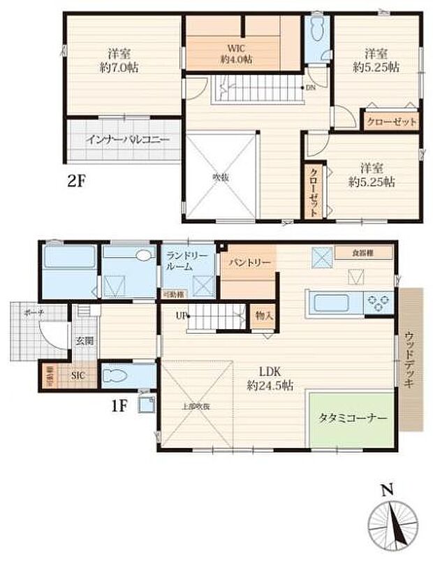 収納豊富で明るい3LDK住宅♪