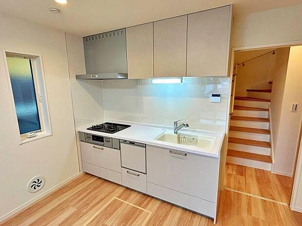 収納が充実したキッチン