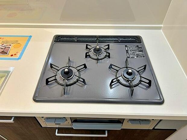 便利な3口コンロ