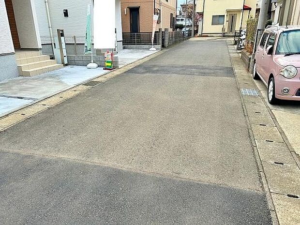 前面道路は5m