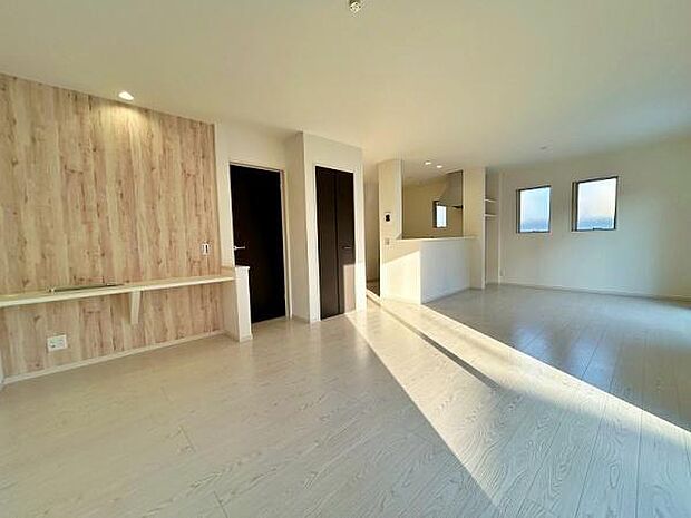 便利なカウンターのあるLDK