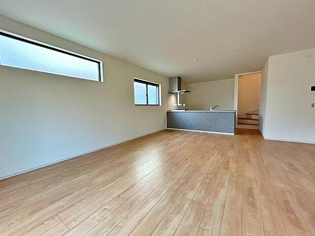 22帖の広く開放的なLDK