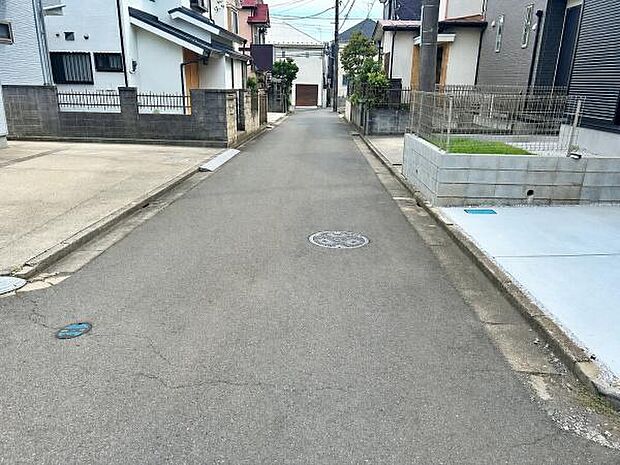見通しの良い前面道路
