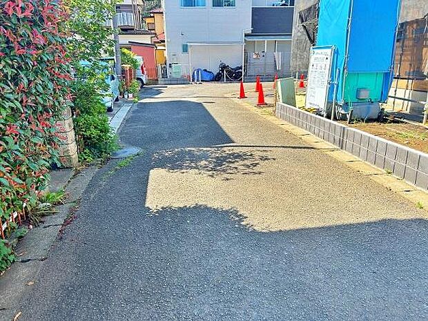 見通しの良い前面道路