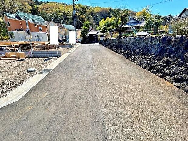 見通しの良い前面道路