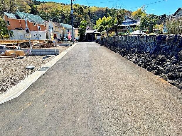 見通しの良い前面道路