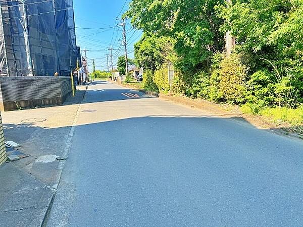見通しの良い前面道路