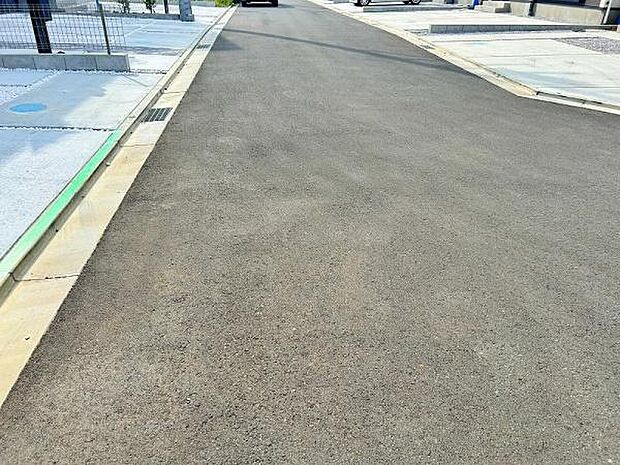 見通しの良い前面道路