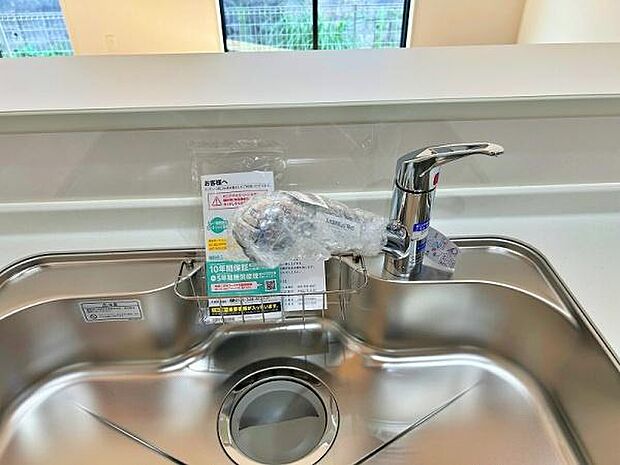 浄水器一体型の水栓は便利です
